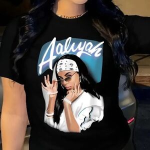 Casual Short Sleeve Aaliyah T-Shirt